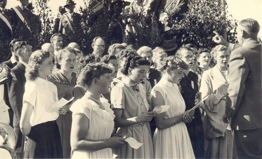 1953 auf dem Harderberger Schützenfest